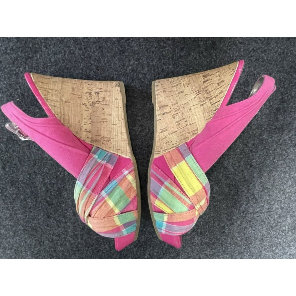 Woman's pink strappy Steve Madden high heals P-CINDY 6.5 - Picture 7 of 16